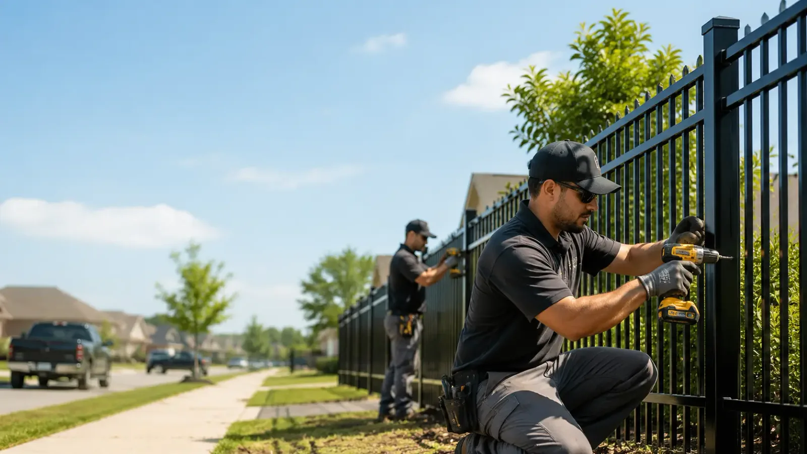 Metal Fence Installation in Santa Anna, TX
